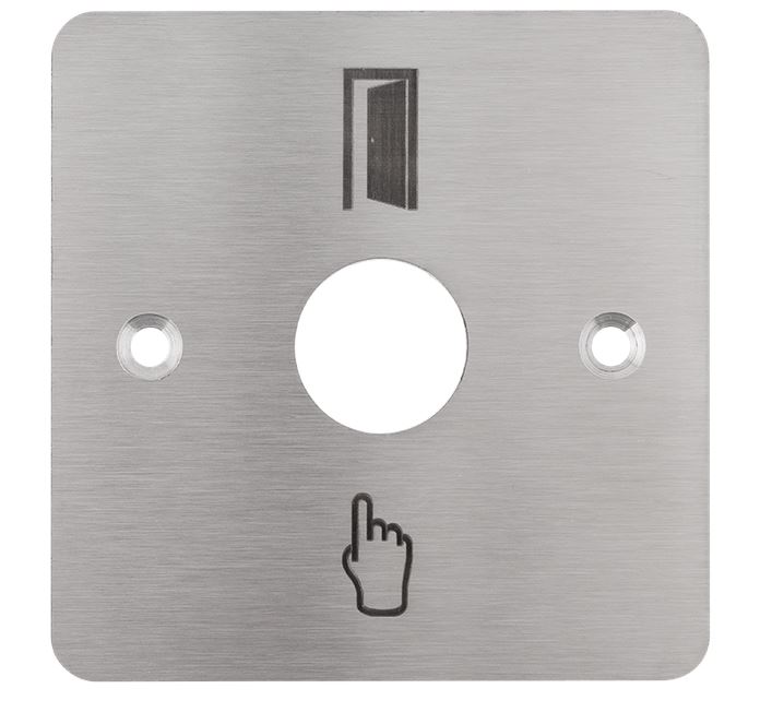 Nyom�gomb pajzs 86mm sz�les, 22mm furat, piktogram, MP-86/22-P